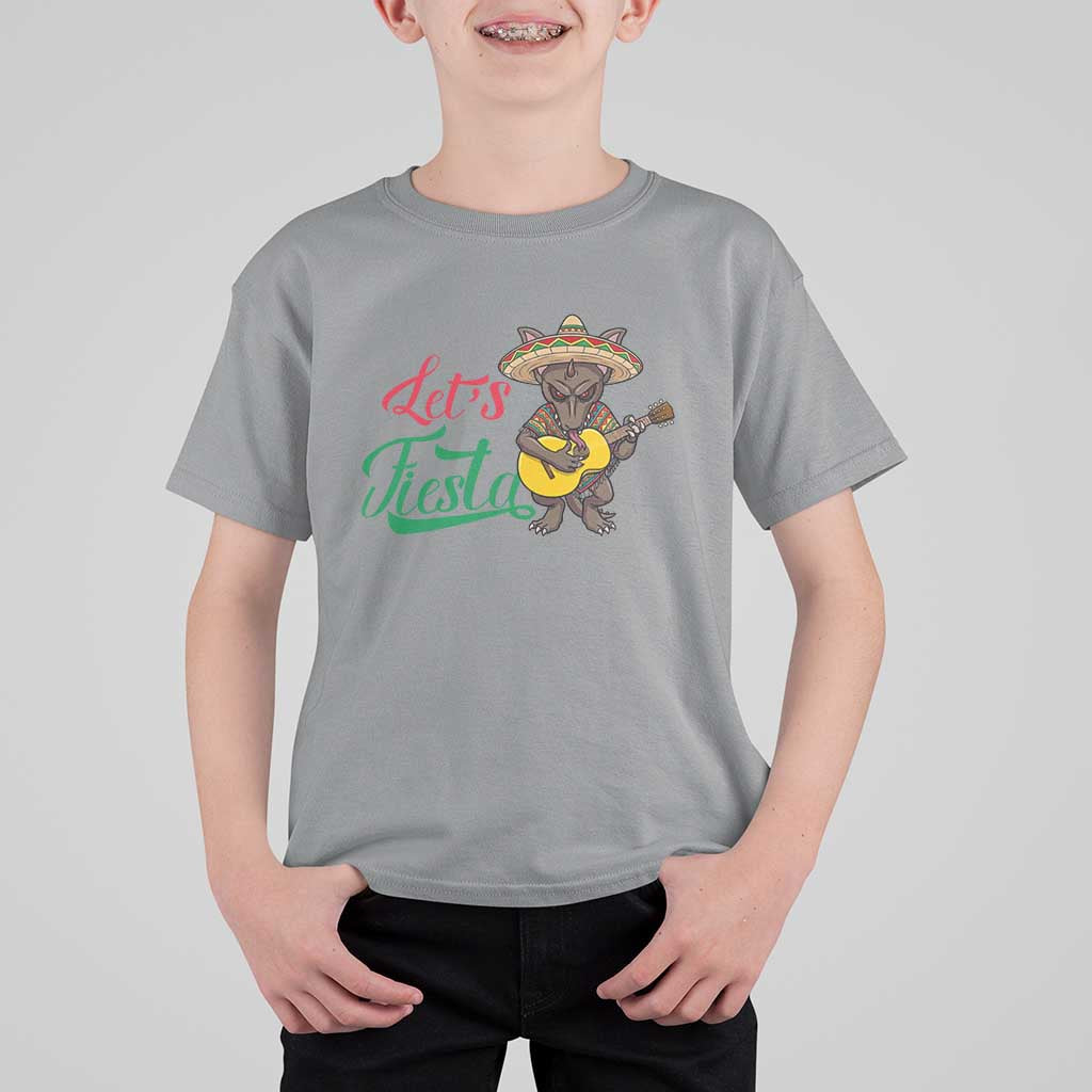 Funny Cinco De Mayo Chupacabra T Shirt For Kid Lets Fiesta