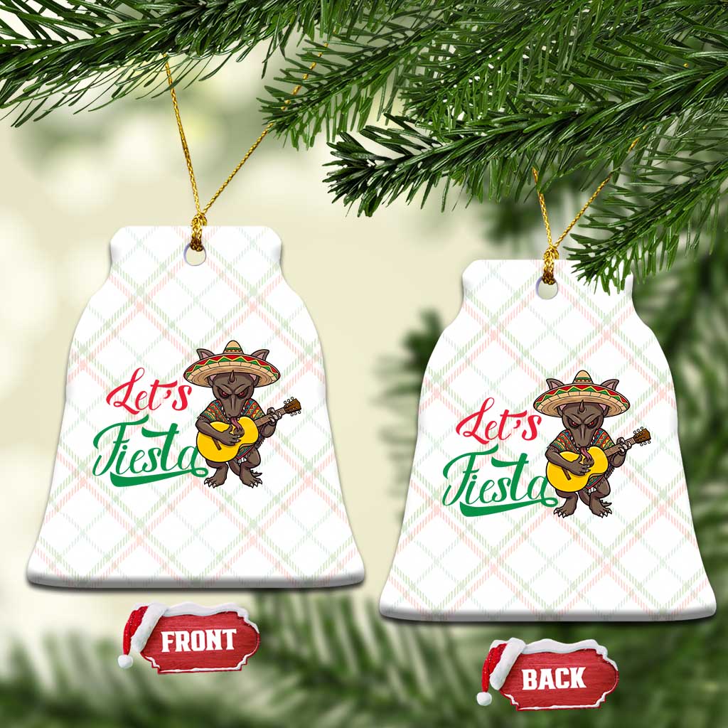 Funny Cinco De Mayo Chupacabra Ceramic Ornament Lets Fiesta