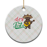 Funny Cinco De Mayo Chupacabra Ceramic Ornament Lets Fiesta