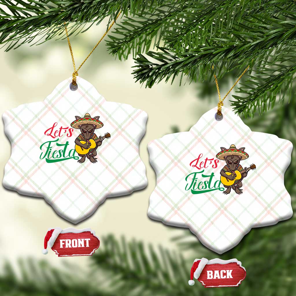 Funny Cinco De Mayo Chupacabra Ceramic Ornament Lets Fiesta