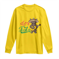 Funny Cinco De Mayo Chupacabra Long Sleeve Shirt Lets Fiesta