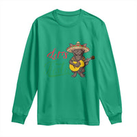 Funny Cinco De Mayo Chupacabra Long Sleeve Shirt Lets Fiesta
