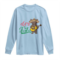 Funny Cinco De Mayo Chupacabra Long Sleeve Shirt Lets Fiesta