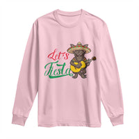 Funny Cinco De Mayo Chupacabra Long Sleeve Shirt Lets Fiesta