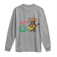Funny Cinco De Mayo Chupacabra Long Sleeve Shirt Lets Fiesta