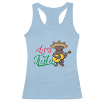 Funny Cinco De Mayo Chupacabra Racerback Tank Top Lets Fiesta