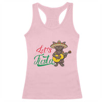 Funny Cinco De Mayo Chupacabra Racerback Tank Top Lets Fiesta
