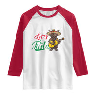 Funny Cinco De Mayo Chupacabra Raglan Shirt Lets Fiesta