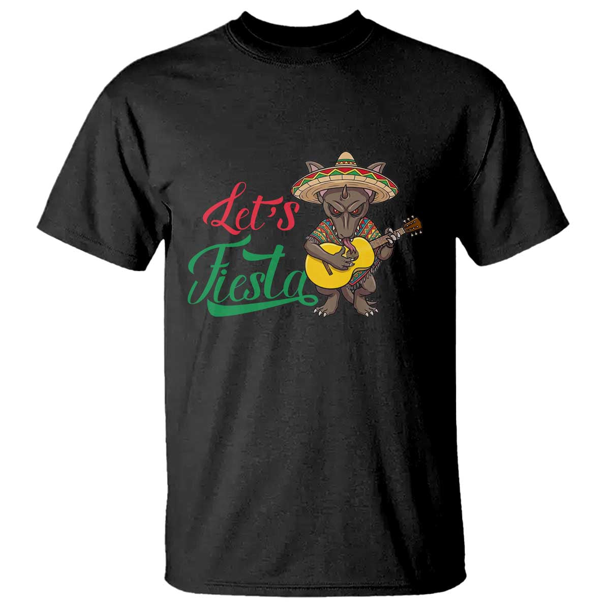 Funny Cinco De Mayo Chupacabra T Shirt Lets Fiesta