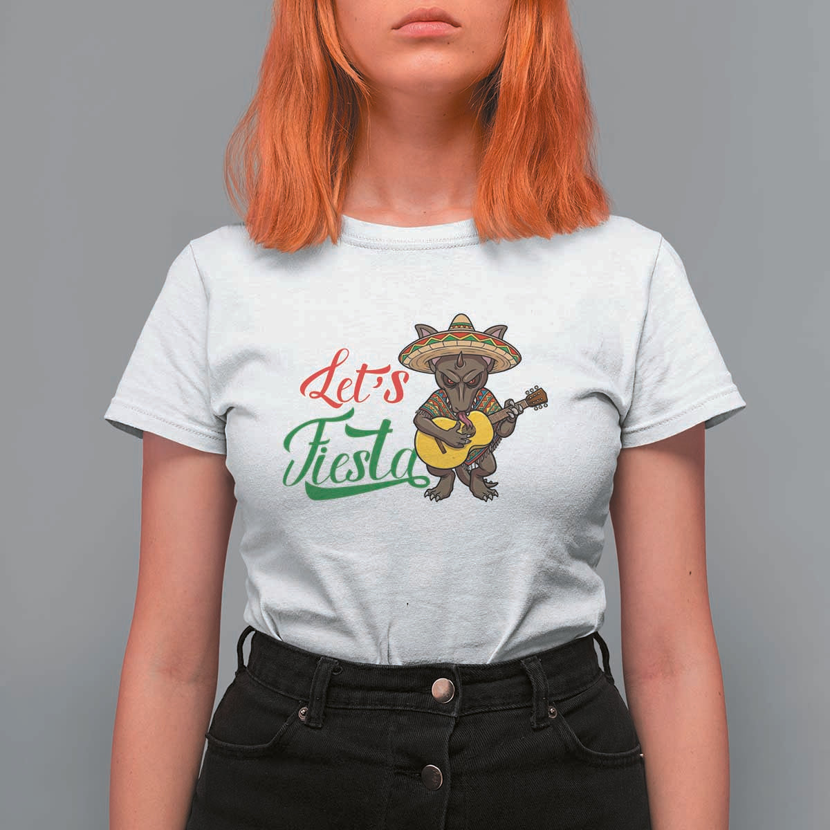 Funny Cinco De Mayo Chupacabra T Shirt For Women Lets Fiesta