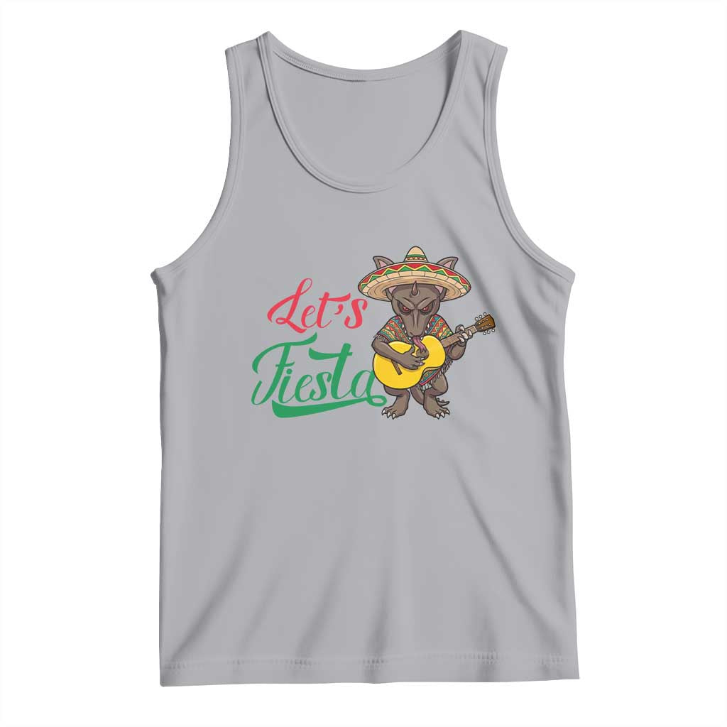 Funny Cinco De Mayo Chupacabra Tank Top Lets Fiesta
