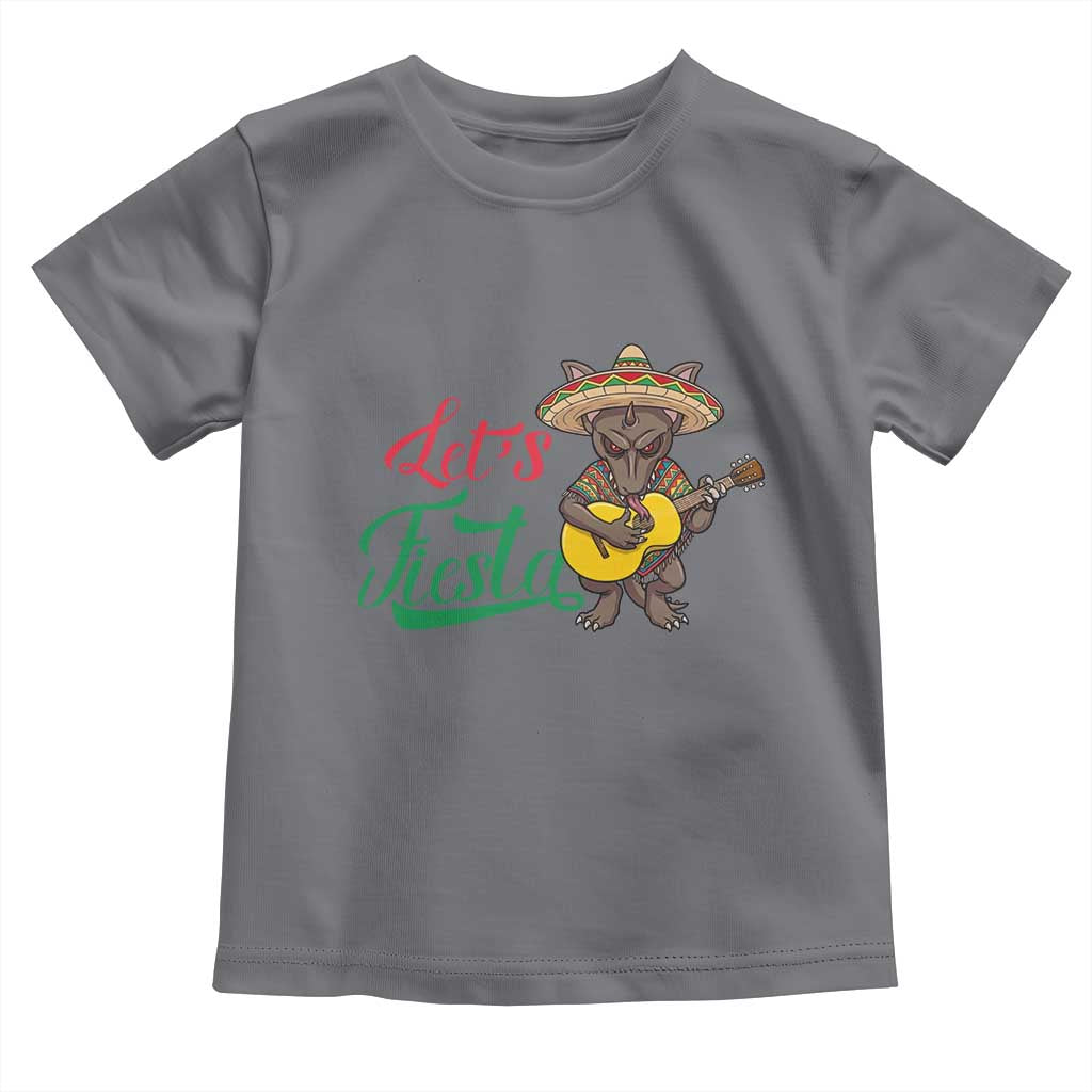 Funny Cinco De Mayo Chupacabra Toddler T Shirt Lets Fiesta