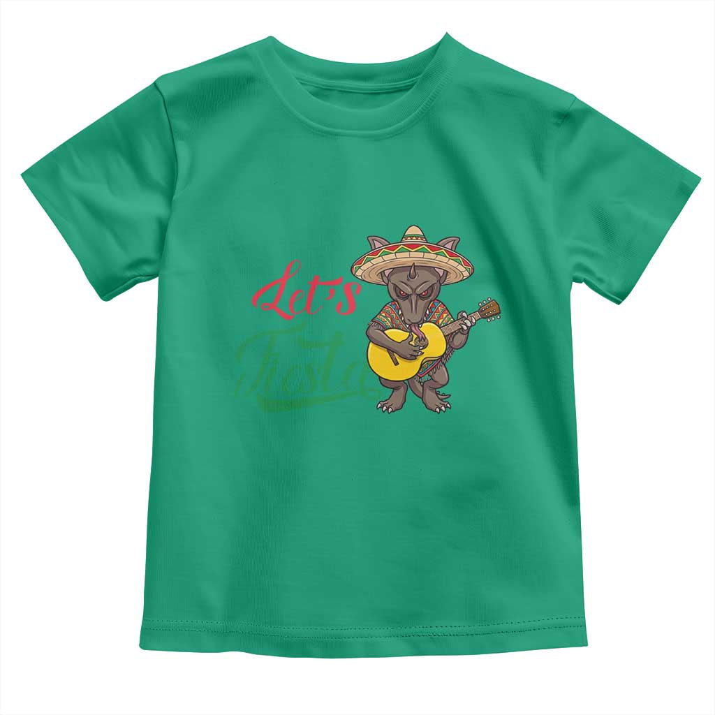 Funny Cinco De Mayo Chupacabra Toddler T Shirt Lets Fiesta