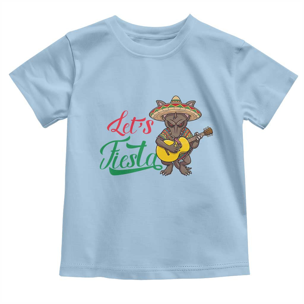 Funny Cinco De Mayo Chupacabra Toddler T Shirt Lets Fiesta