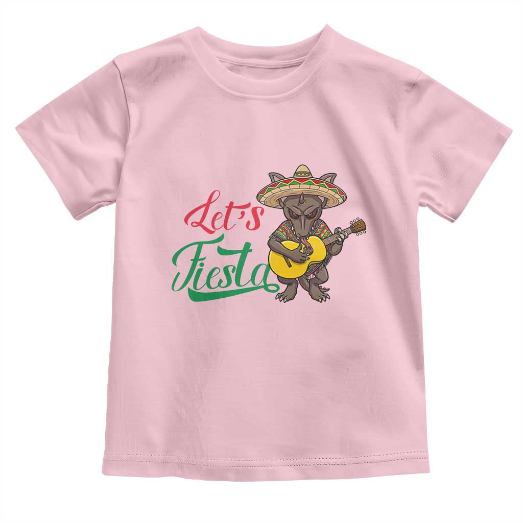 Funny Cinco De Mayo Chupacabra Toddler T Shirt Lets Fiesta