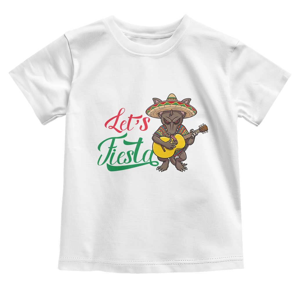 Funny Cinco De Mayo Chupacabra Toddler T Shirt Lets Fiesta