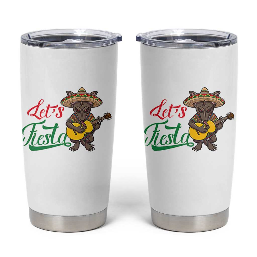 Funny Cinco De Mayo Chupacabra Tumbler Cup Lets Fiesta