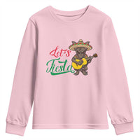 Funny Cinco De Mayo Chupacabra Youth Sweatshirt Lets Fiesta