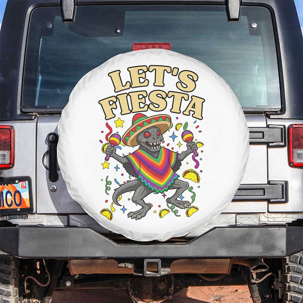 Funny Chupacabra Lets Fiesta Spare Tire Cover Cinco De Mayo Gift