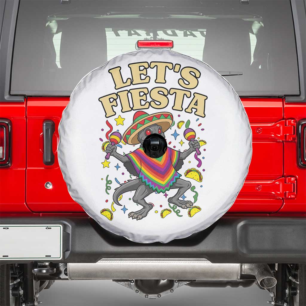 Funny Chupacabra Lets Fiesta Spare Tire Cover Cinco De Mayo Gift