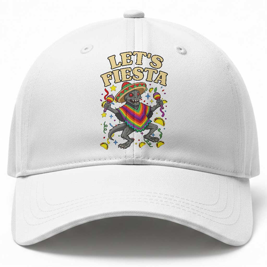 Funny Chupacabra Lets Fiesta Baseball Cap Cinco De Mayo Gift