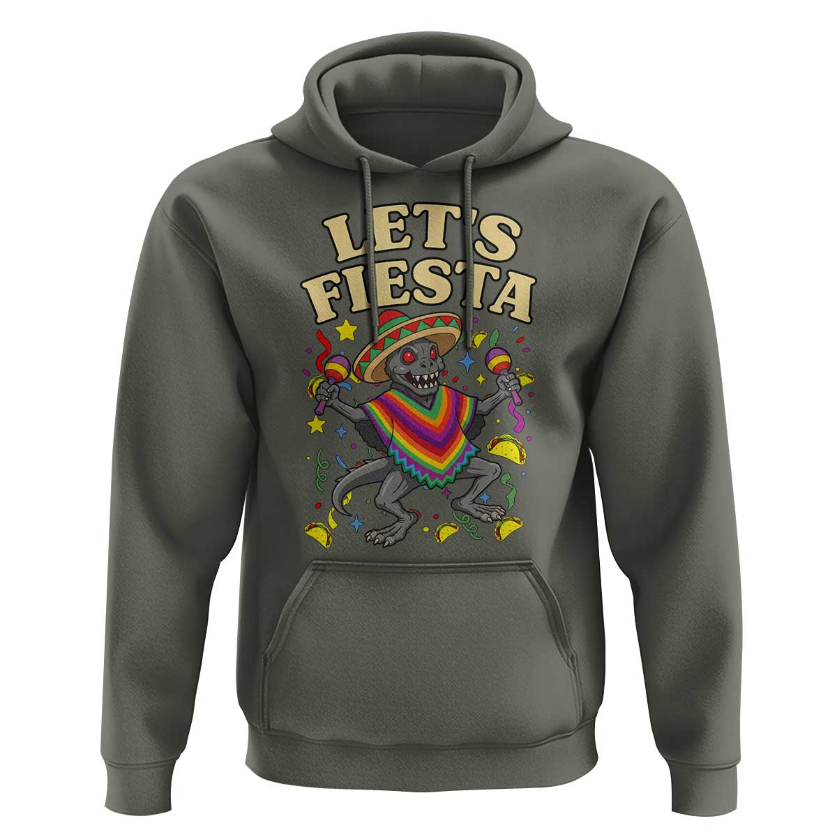 Funny Chupacabra Lets Fiesta Hoodie Cinco De Mayo Gift