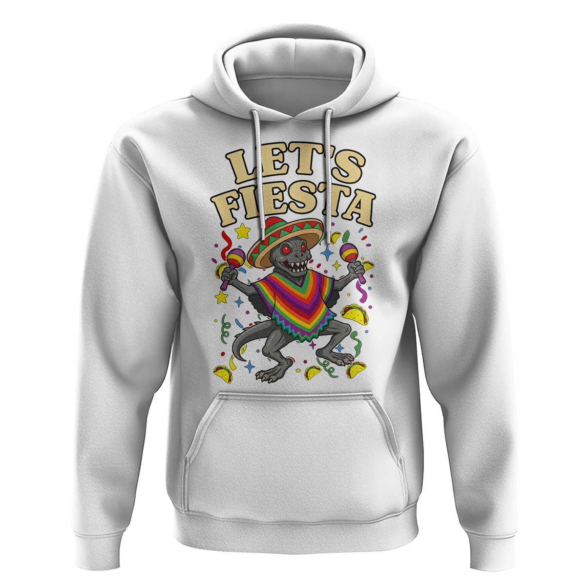 Funny Chupacabra Lets Fiesta Hoodie Cinco De Mayo Gift