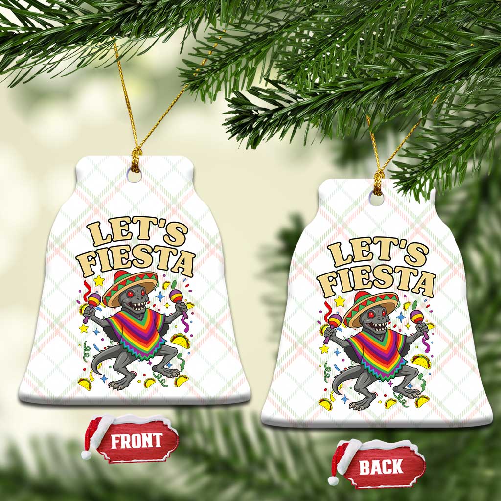 Funny Chupacabra Lets Fiesta Ceramic Ornament Cinco De Mayo Gift