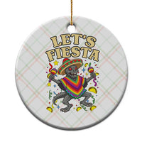 Funny Chupacabra Lets Fiesta Ceramic Ornament Cinco De Mayo Gift