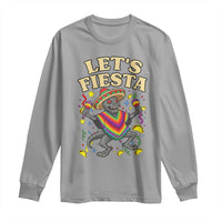 Funny Chupacabra Lets Fiesta Long Sleeve Shirt Cinco De Mayo Gift