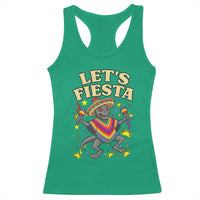 Funny Chupacabra Lets Fiesta Racerback Tank Top Cinco De Mayo Gift