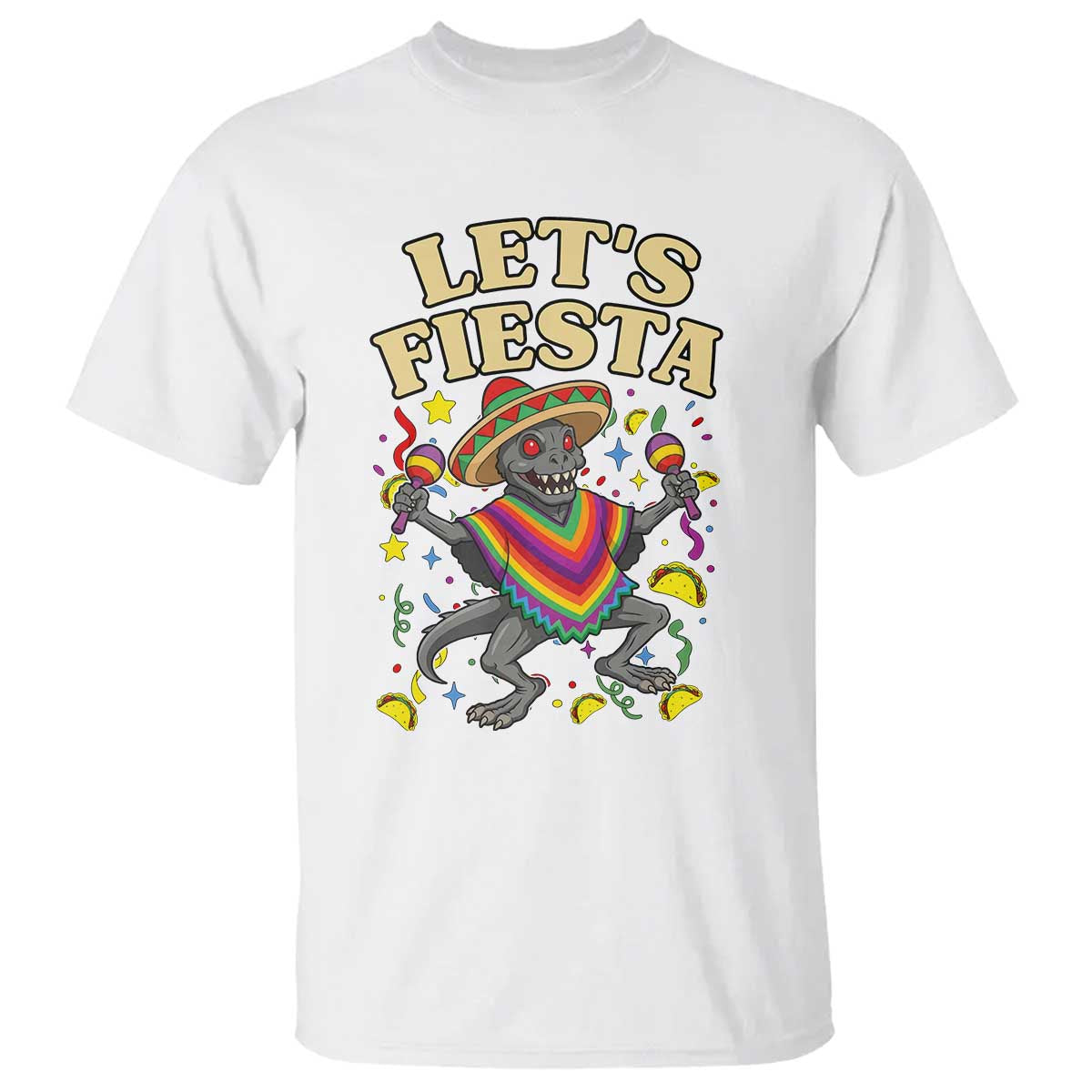 Funny Chupacabra Lets Fiesta T Shirt Cinco De Mayo Gift