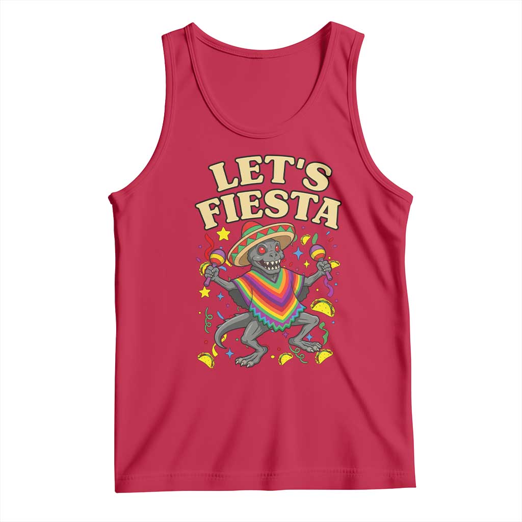 Funny Chupacabra Lets Fiesta Tank Top Cinco De Mayo Gift