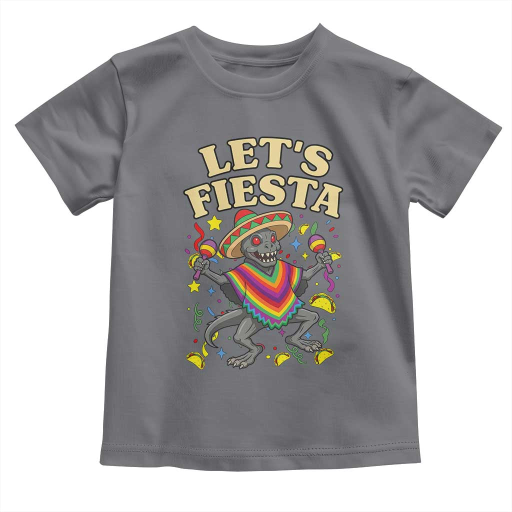 Funny Chupacabra Lets Fiesta Toddler T Shirt Cinco De Mayo Gift