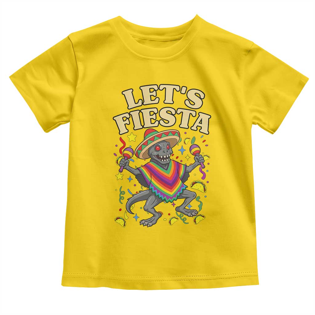 Funny Chupacabra Lets Fiesta Toddler T Shirt Cinco De Mayo Gift