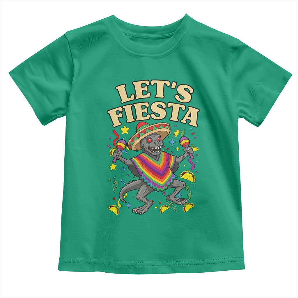 Funny Chupacabra Lets Fiesta Toddler T Shirt Cinco De Mayo Gift