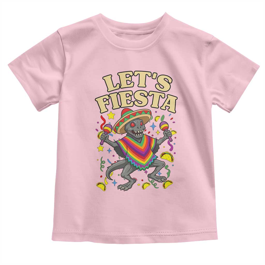 Funny Chupacabra Lets Fiesta Toddler T Shirt Cinco De Mayo Gift