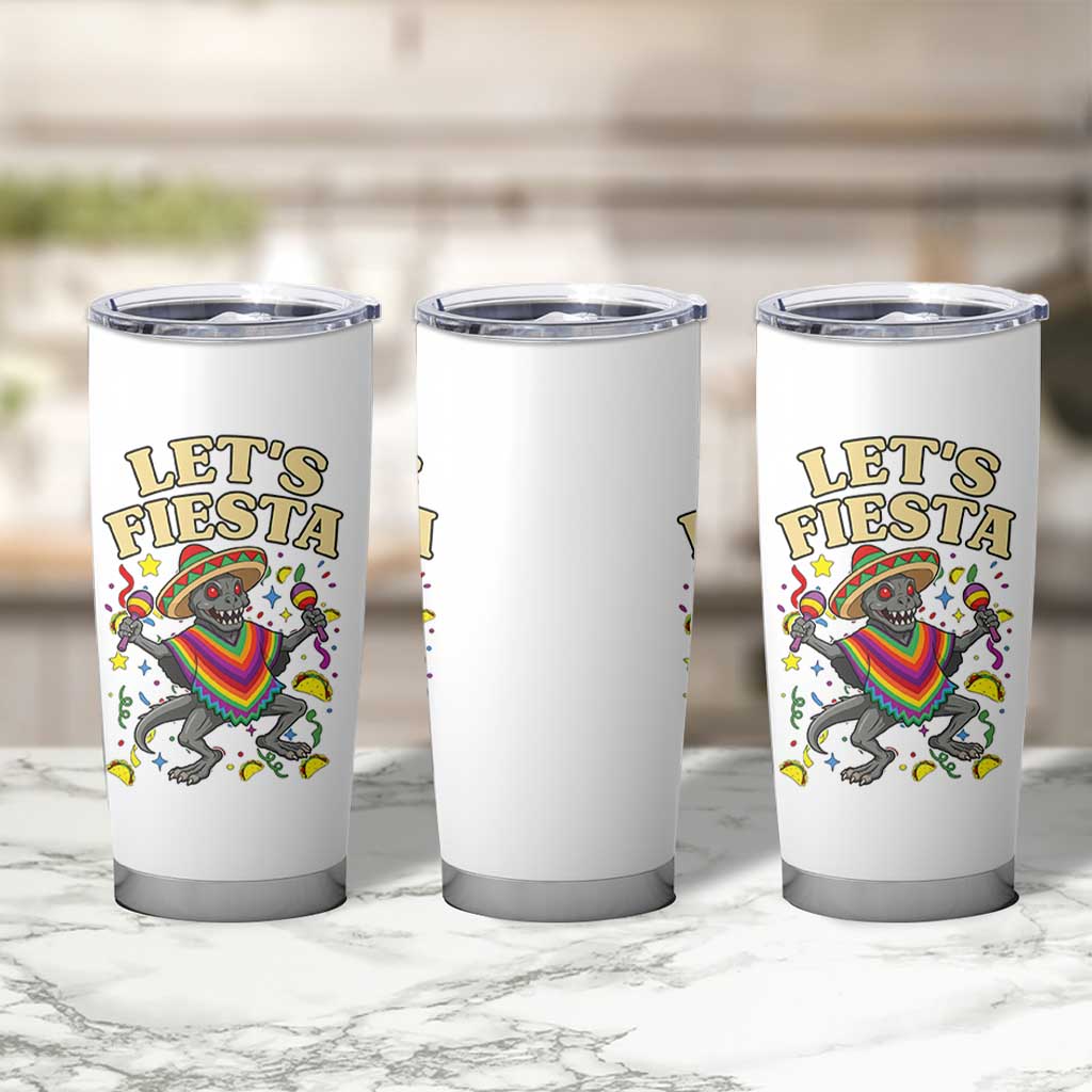 Funny Chupacabra Lets Fiesta Tumbler Cup Cinco De Mayo Gift