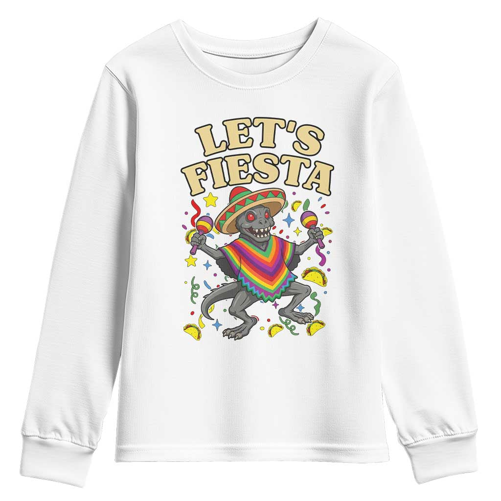 Funny Chupacabra Lets Fiesta Youth Sweatshirt Cinco De Mayo Gift