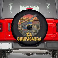 Funny Cinco De Mayo Cryptid Lover Gift Spare Tire Cover El Squatcho Dabbing