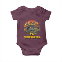 Funny Cinco De Mayo Cryptid Lover Gift Baby Onesie El Squatcho Dabbing
