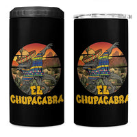 Funny Cinco De Mayo Cryptid Lover Gift 4 in 1 Can Cooler Tumbler El Squatcho Dabbing