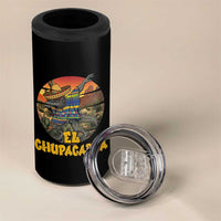 Funny Cinco De Mayo Cryptid Lover Gift 4 in 1 Can Cooler Tumbler El Squatcho Dabbing