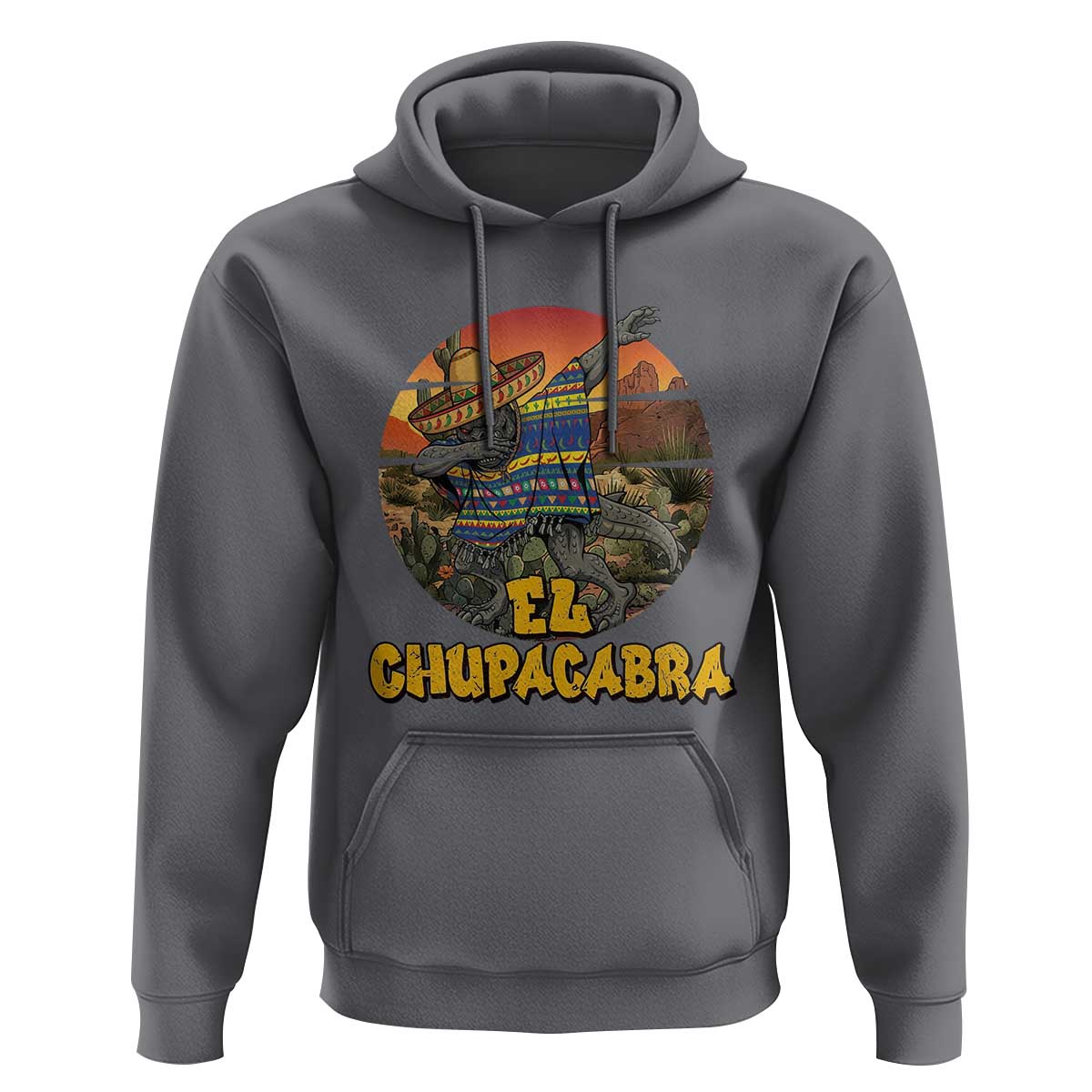 Funny Cinco De Mayo Cryptid Lover Gift Hoodie El Squatcho Dabbing