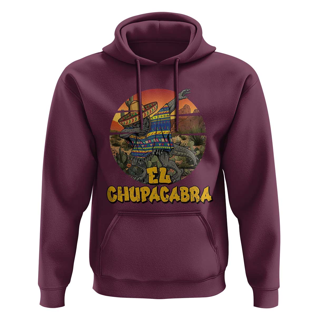 Funny Cinco De Mayo Cryptid Lover Gift Hoodie El Squatcho Dabbing