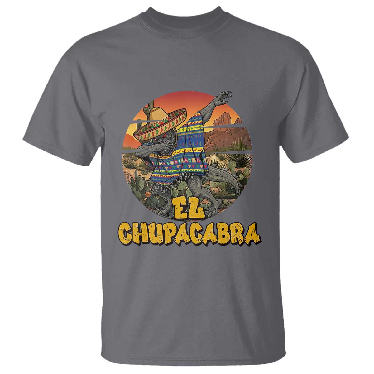 Funny Cinco De Mayo Cryptid Lover Gift T Shirt El Squatcho Dabbing