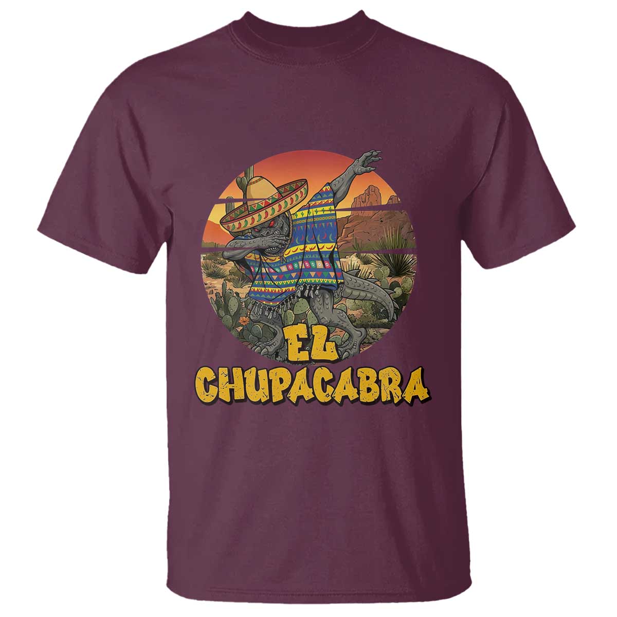 Funny Cinco De Mayo Cryptid Lover Gift T Shirt El Squatcho Dabbing