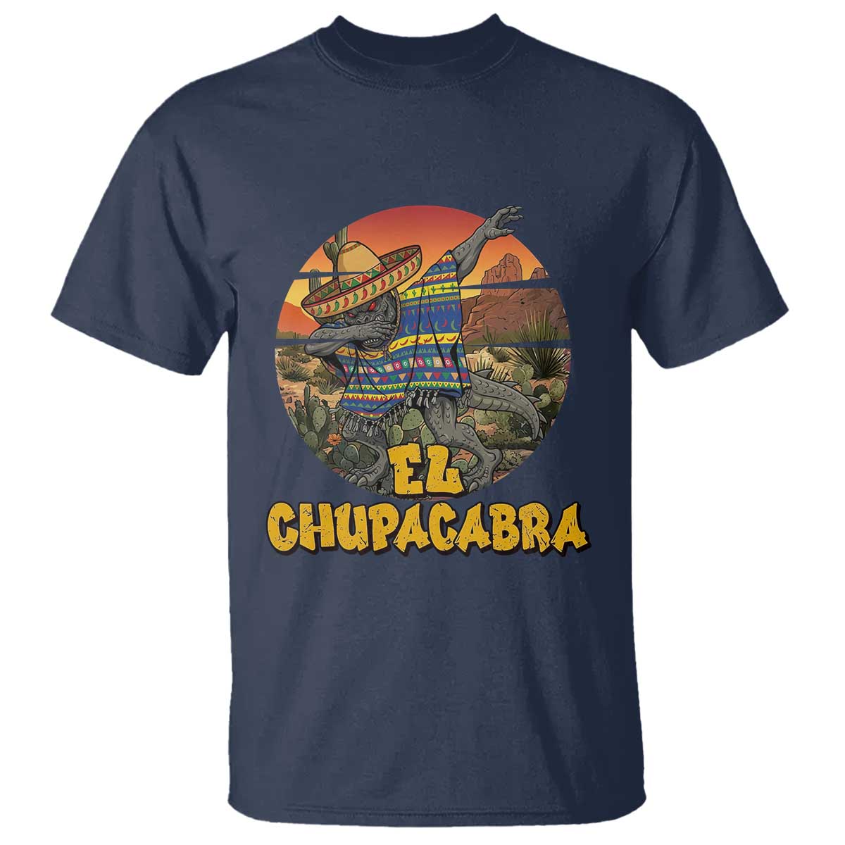 Funny Cinco De Mayo Cryptid Lover Gift T Shirt El Squatcho Dabbing