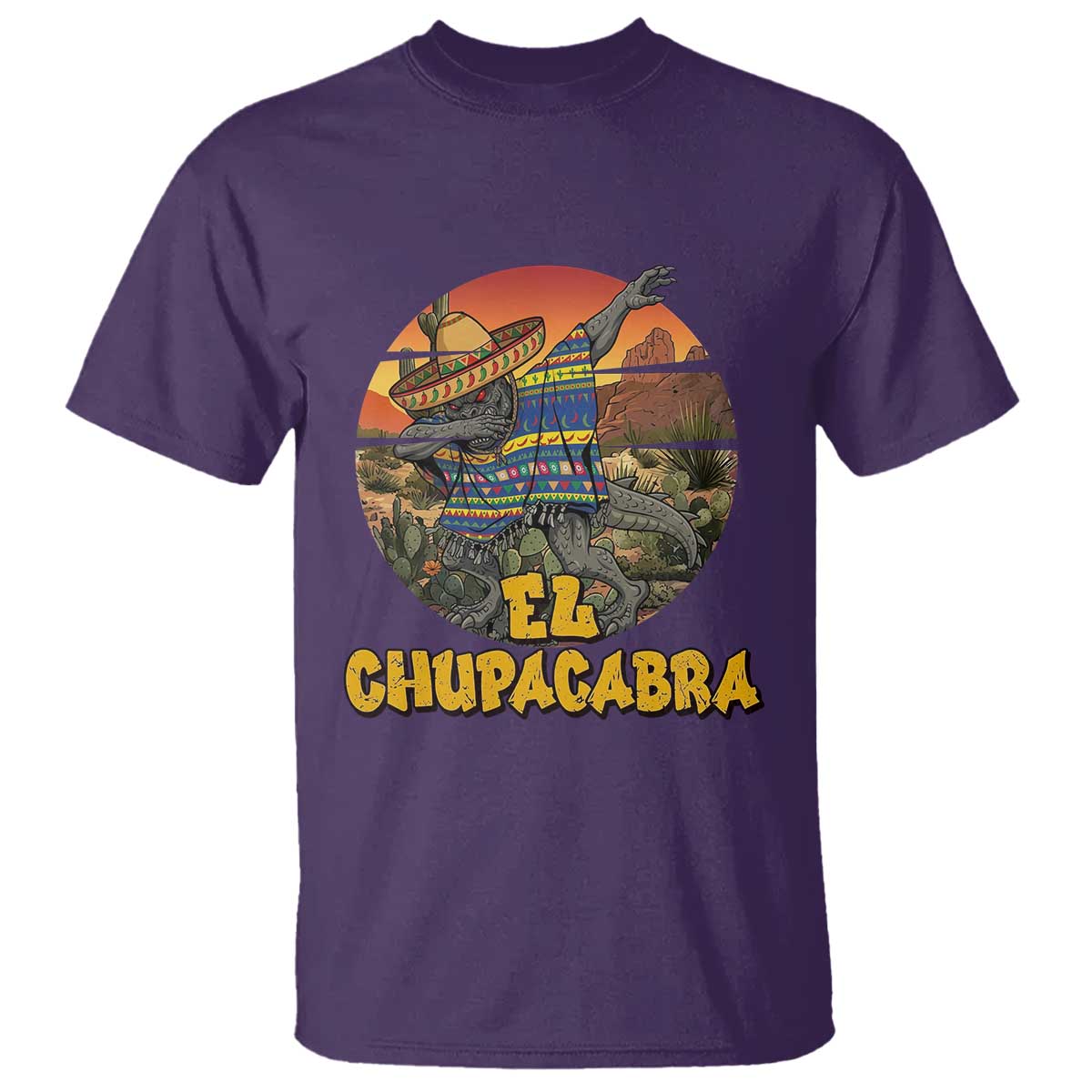 Funny Cinco De Mayo Cryptid Lover Gift T Shirt El Squatcho Dabbing