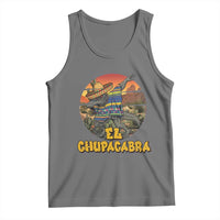 Funny Cinco De Mayo Cryptid Lover Gift Tank Top El Squatcho Dabbing